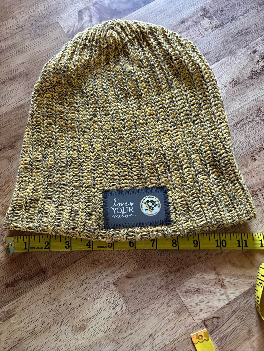 Love Your Melon Pittsburgh Penguins Limited Oversized Knit Beanie